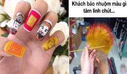 Muôn kiểu chào đón tháng cô hồn: Cắt tóc triết lý 'hoa rơi của Phật', ốp điện thoại vàng mã tâm linh