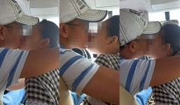 Tài xế vừa lái xe vừa tranh thủ 'chim chuột' với nhân tình khiến hành khách bức xúc