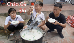 Con trai bị 'sờ gáy' sau clip nấu cháo gà còn nguyên lông, bà Tân Vlog nói gì?