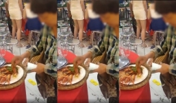 Vào tiệc cưới xin tôm thừa cho con, người mẹ bán vé số có hành động khiến ai cũng trân trọng