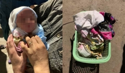 Phát hiện bé sơ sinh bị bỏ rơi trong thùng rác ở Hà Nội kèm mảnh giấy: 'Con khổ quá!'