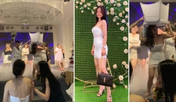 Phong cách ăn cưới 'lúc đi hết mình lúc về hết hồn' của hội bạn cô dâu gây bão CĐM