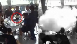 'Vũ khí thầm lặng' phát nổ ngay trên bàn nhậu, cả nhóm đang 'chém gió' chạy mất dạng