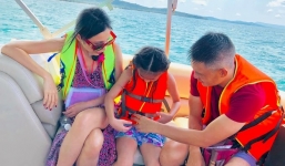 Thủy Tiên chia sẻ dòng tâm sự dành cho con gái, để lộ hình Bánh Gạo giống Công Vinh như đúc