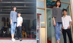 Cặp 'đũa lệch' vợ cao 1m94 lấy chồng 1m4 khoe trái ngọt sau 1 năm về chung nhà