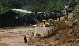 Vụ sạt lở ở trạm kiểm lâm 67: Danh sách 13 cán bộ, chiến sĩ đoàn công tác gặp nạn