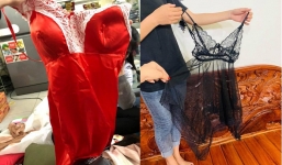 Váy ren 2 dây, đồ lót đã qua sử dụng được đem đi ủng hộ người dân miền Trung khiến nhiều người bức xúc