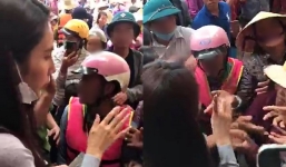 Lần đầu Thủy Tiên 'nổi nóng', không chịu phát tiền vì người dân mất trật tự ở Quảng Bình