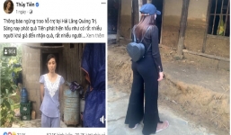 Thủy Tiên huỷ chuyến về Sài Gòn, quyết định quay xe lại Quảng Trị sau những lùm xùm về vụ trưởng thôn