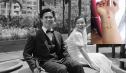 Đám cưới Công Phượng: Hội đỡ lễ đàng gái được cô dâu Viên Minh chu đáo gửi tặng phần quà giá trị