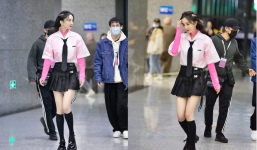 Dương Mịch khí chất ngút trời khi diện váy ngắn thiếu nữ, tạo hình hack tuổi thần sầu