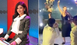 MC Thu Hoài xả vai, 'đu đưa' hết mình sau khi lấy được chồng đại gia