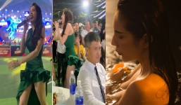 Cảm xúc của Công Vinh khi Thuỷ Tiên tình tứ bên trai trẻ, trút bỏ xiêm y trong MV mới