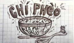 Học văn nhưng muốn làm hoạ sĩ, nữ sinh liền hô biến nhan đề thành tác phẩm nghệ thuật