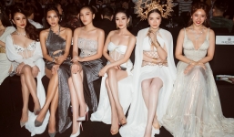 Lý Nhã Kỳ gợi cảm, lấn át đàn em trên thảm đỏ Tuần lễ thời trang quốc tế Việt Nam