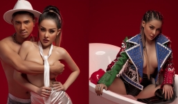 Ngân 98 và Lương Bằng Quang lại khiến dân tình nhức mắt với bộ ảnh đầy khiêu khích