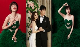 Bảo Anh tung ảnh khoe vòng 1 lấp ló, Quốc Trường 'quăng thính' gọi đây là 'tuyệt tác thiên nhiên'