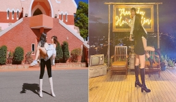 Cặp gái xinh bồng bế nhau chụp ảnh để bớt cô đơn khi du lịch Đà Lạt khiến anh em chỉ biết ước