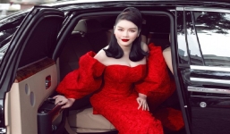 'Kiều nữ kim cương' rạng rỡ ngồi siêu xe 40 tỷ đi xem thời trang