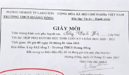 Dòng chữ ngắn ngủi trên giấy mời họp phụ huynh khiến bố mẹ khó lòng cáo bận