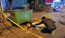 Thông tin mới vụ thai nhi vứt bỏ cạnh thùng rác bị ô tô cán qua