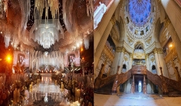 Đám cưới 'khủng' trong lâu đài dát vàng ở Ninh Bình: Hé lộ thực đơn toàn món nhà giàu