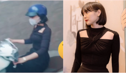 Phản ứng của dân mạng khi vô tình phát hiện cô gái có ngoại hình giống Hải Tú trên đường
