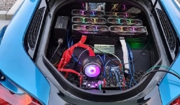 Tin tức công nghệ ngày 28/1: Dân chơi lắp dàn ‘trâu cày' tiền ảo trên BMW i8