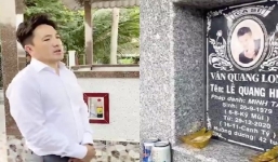 Về thăm mộ Vân Quang Long, Dương Ngọc Thái có nghĩa cử khiến bạn thân yên tâm an nghỉ