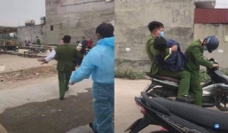 Hình ảnh nữ cán bộ y tế ngất xỉu được bế đi cấp cứu khi chống dịch ở Hải Dương gây xúc động