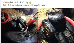 Review phim quá cuốn, thanh niên biến mẻ bánh chưng thành cục than đen xì