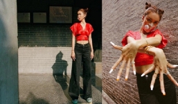 Mặc áo hở rốn còn tạo dáng lố ở nơi linh thiêng vào ngày Tết, Minh Tú lên tiếng 