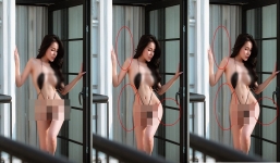 Ngân 98 lên đồ mặc như không khiến người xem nhức mắt, còn bị bóc chi tiết sai quá sai