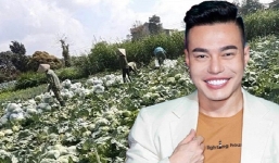 Sao nam miệng rộng nhất showbiz nhận 'bão like' vì nghĩa cử với nông dân Hải Dương