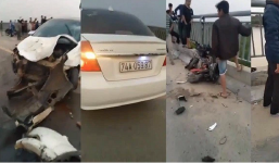 Né chốt đo nồng độ, 'xế hộp' đâm hàng loạt xe đạp điện khiến 4 học sinh thương vong