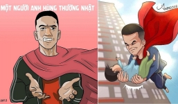 Mạng xã hội ngập tràn ảnh chế ca ngợi 'người vận chuyển' xả thân cứu bé gái rơi từ tầng 13