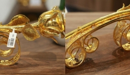Đại gia Hải Phòng chi 330 triệu đồng mua hoa hồng đúc vàng làm quà tặng ngày 8/3