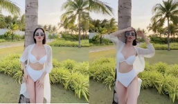 Chấp hẳn cam thường, Lệ Quyên vẫn khiến dân tình không thể rời mắt với body cực nuột