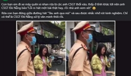 CSGT Đà Nẵng lại gây 'bão' MXH khi có hình phạt đáng yêu cho cô gái mắc lỗi quên xi nhan