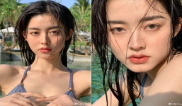 'Nữ thần tắm suối' lại gây thương nhớ khi tung bộ ảnh ướt át khoe vẻ đẹp mang nét liêu trai 