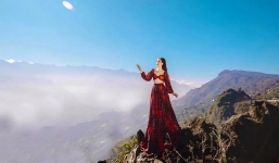 Hot girl Sài thành can đảm hóa 'nữ thần' giữa núi rừng Sapa trong tiết trời 10 độ C