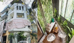 'Người tình màn ảnh' Hồng Diễm khoe căn biệt thự sang trọng, 2 mặt tiền toạ lạc ở Hà Nội