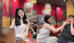 Hot girl Hà Nội bị đồn hẹn hò Quang Hải công khai thân mật bên trai trẻ