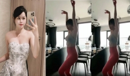 Khoe clip uốn éo 15s, bồ cũ Quang Hải khiến netizen xuýt xoa 'xin vía' để có dáng đẹp