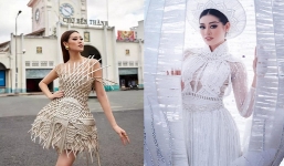 Khánh Vân được khuyên nên chọn quốc phục 'Chợ Bến Thành' để thay thế 'Kén Em'