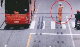 Danh tính trung uý CSGT chào đoàn xe chở cán bộ y tế Quảng Ninh chi viện cho Bắc Giang 