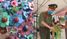 Tiếp sức mùa dịch: Bó đậu đũa của cụ bà, 500 chiếc kẹo 'nở hoa' của 2 bé gái khiến nhiều người cay mắt