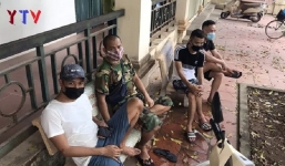 Bắc Giang: Tụ tập ăn nhậu giữa mùa dịch, 5 người bị phạt 200 triệu đồng