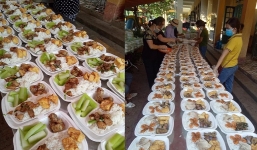 Những phần cơm bắt mắt, mang bao tâm sức ở khu cách ly vậy mà vẫn bị chê