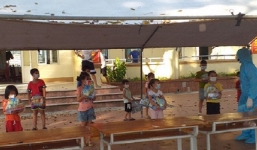 Món quà ý nghĩa đến với các 'chiến sĩ nhí' trong tâm dịch ở Bắc Giang nhân ngày Tết Thiếu nhi